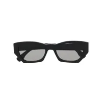 retrosuperfuture lunettes de soleil à monture ovale - noir