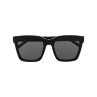 retrosuperfuture lunettes de soleil à monture carrée - noir