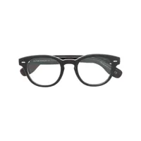 oliver peoples lunettes de vue à monture ronde - noir