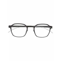 mykita lunettes de vue à monture carrée - marron