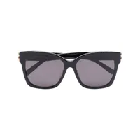 balenciaga eyewear lunettes de soleil dynasty à monture carrée - noir