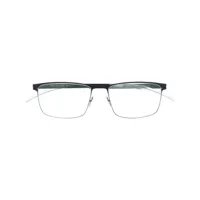 mykita lunettes de vue xander à monture rectangulaire - argent