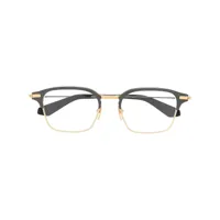 dita eyewear lunettes de vue typographer à monture carrée - gris