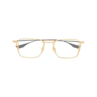 dita eyewear lunettes de vue lindstrum à monture carrée - or