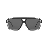 dolce & gabbana eyewear lunettes de soleil teintées à monture carrée - noir