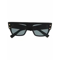 balmain eyewear lunettes de soleil à monture carrée - noir