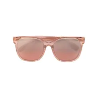 moncler eyewear lunettes de soleil à monture rectangulaire - rose