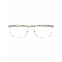 mykita lunettes de vue darcy à monture carrée - argent