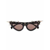 kuboraum lunettes de soleil à monture papillon - noir