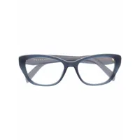 prada eyewear lunettes de vue à monture papillon - bleu