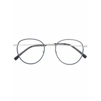 lacoste lunettes de vue à monture ronde - argent