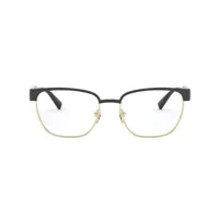 versace eyewear lunettes de vue à monture carrée - noir