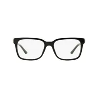 versace eyewear lunettes de vue à plaque medusa - noir