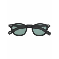 eyevan7285 lunettes de soleil à monture d'inspiration wayfarer - noir