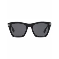 burberry lunettes de soleil à détail de logo - gris