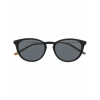 gucci eyewear lunettes de soleil à monture pantos - noir