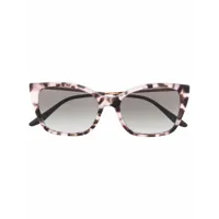 prada eyewear lunettes de soleil à monture oversize - rose