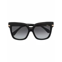 cazal lunettes de soleil 8502 à monture carrée - noir