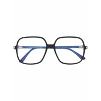 tom ford eyewear lunettes de vue à monture oversize - noir