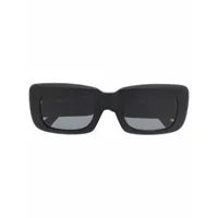 linda farrow lunettes de soleil à monture carrée - noir