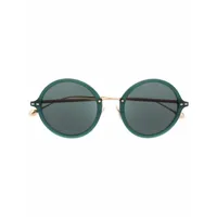 isabel marant eyewear lunettes de soleil à monture ronde - vert