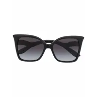 dolce & gabbana eyewear lunettes de soleil à monture oversize - noir
