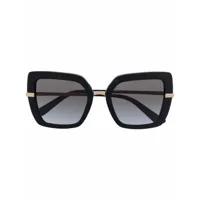 dolce & gabbana eyewear lunettes de soleil à monture carrée - noir