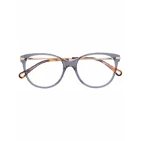 chloé eyewear lunettes de vue à monture carrée - bleu