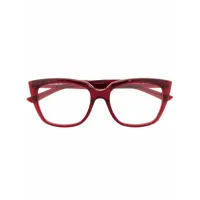 balenciaga eyewear lunettes de vue à monture papillon - rouge