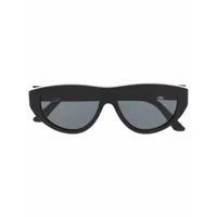huma eyewear lunettes de soleil viko à monture ovale - noir