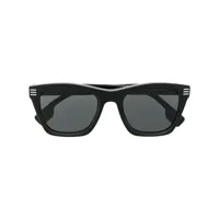 burberry eyewear lunettes de soleil cooper à monture carrée - noir