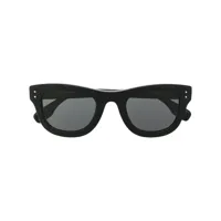 burberry eyewear lunettes de soleil sidney à monture oversize - noir