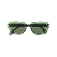 burberry eyewear lunettes de soleil eldon à monture carrée - vert