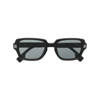 burberry eyewear lunettes de soleil eldon à monture carrée - noir