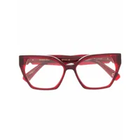 etnia barcelona lunettes de vue à monture carrée - rouge