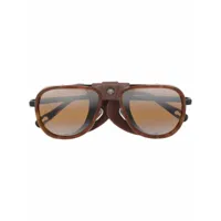 vuarnet lunettes de soleil glacier 2111 - marron
