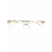 thierry lasry lunettes de vue à monture papillon - bleu