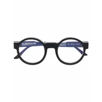 kuboraum lunettes de vue à monture ronde - noir
