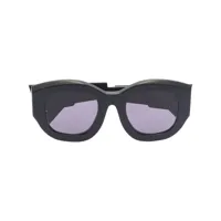 kuboraum lunettes de soleil b5 à monture ovale - noir