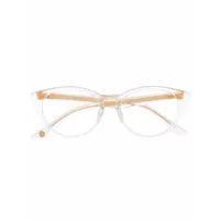 dita eyewear lunettes de vue à monture transparente - blanc