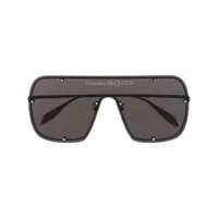 alexander mcqueen eyewear lunettes de soleil à monture oversize - noir