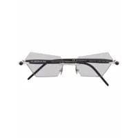 kuboraum lunettes de soleil à monture géométrique - noir