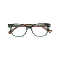 etnia barcelona lunettes de vue bicolores à monture carrée - vert