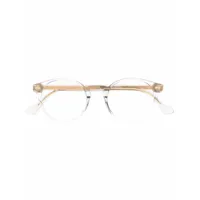 gucci eyewear lunettes de vue à monture ronde - gris