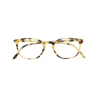 oliver peoples lunettes de vue finley vintage à monture carrée - marron
