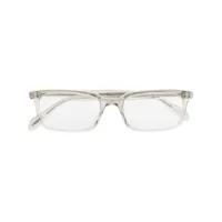 oliver peoples lunettes de vue denison à monture carrée - gris