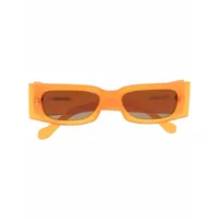 nanushka lunettes de soleil à monture rectangulaire - orange