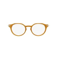 prada eyewear lunettes de vue pr 12ys à forme ronde - vert