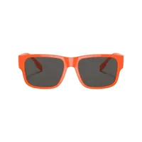 burberry eyewear lunettes de soleil carrées knight - orange