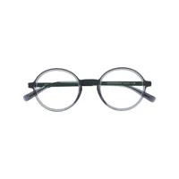 mykita lunettes de vue à monture rondes - gris